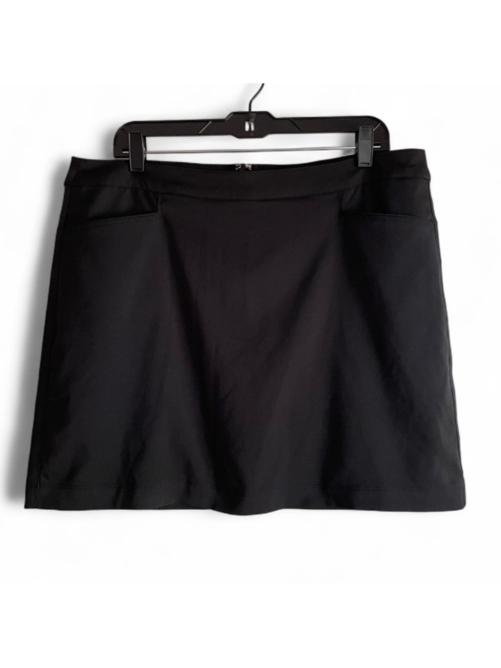 PGA Tour Women's Black Golf Athletic Skirt with Shorts Size 14